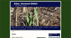 Desktop Screenshot of edenvt.org